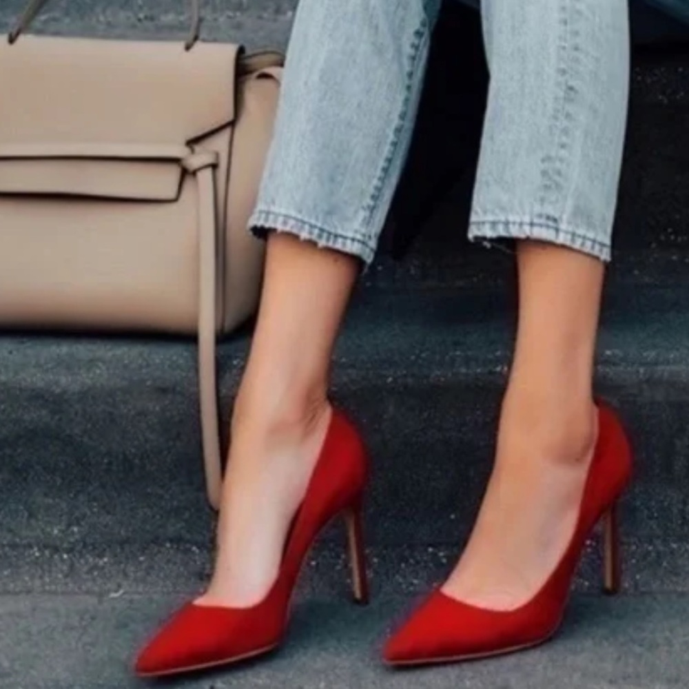 Nine West Bold Red Heels